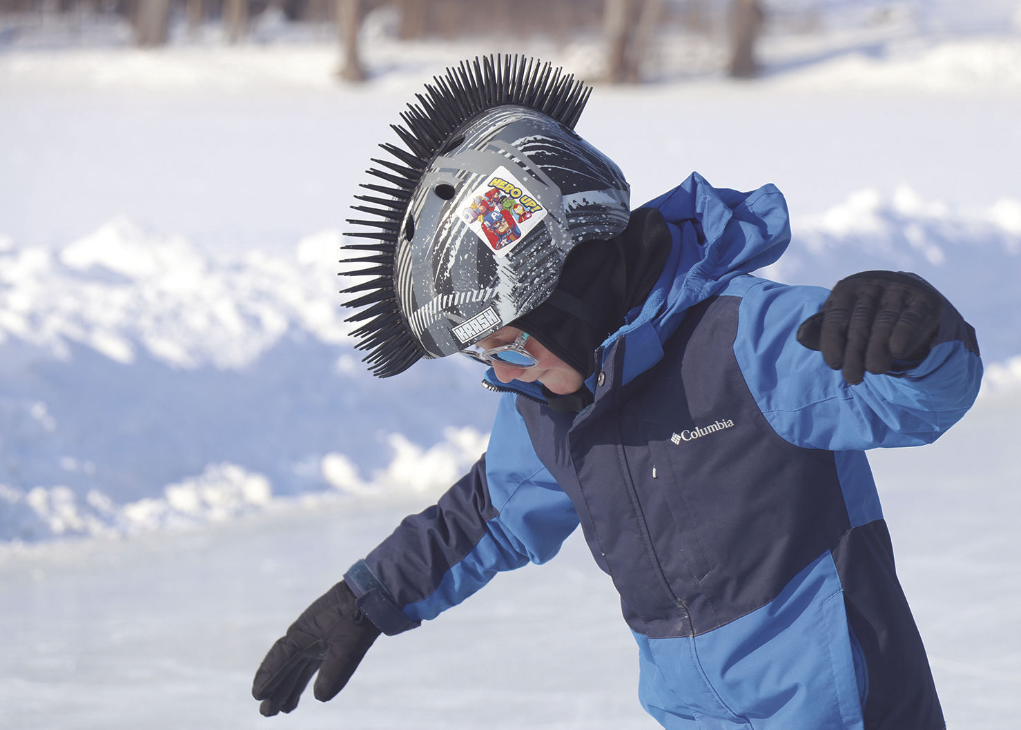 Ice skating